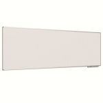 Whiteboard, 300x100 cm, mit Ablage, Stahlemaille weiß, 